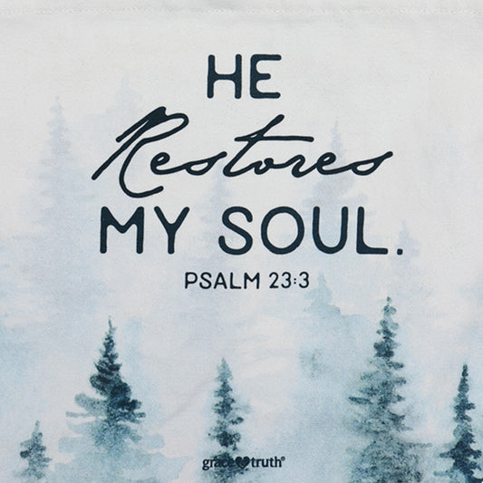 He Restores Tote Bag