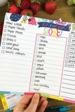 52-Week Meal Minder Menu Planner with Dry Erase Board