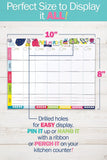 52-Week Meal Minder Menu Planner with Dry Erase Board