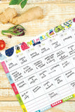 52-Week Meal Minder Menu Planner with Dry Erase Board