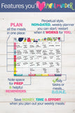 52-Week Meal Minder Menu Planner with Dry Erase Board