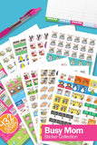 432-Count Assorted Busy Mom Planner Sticker Set