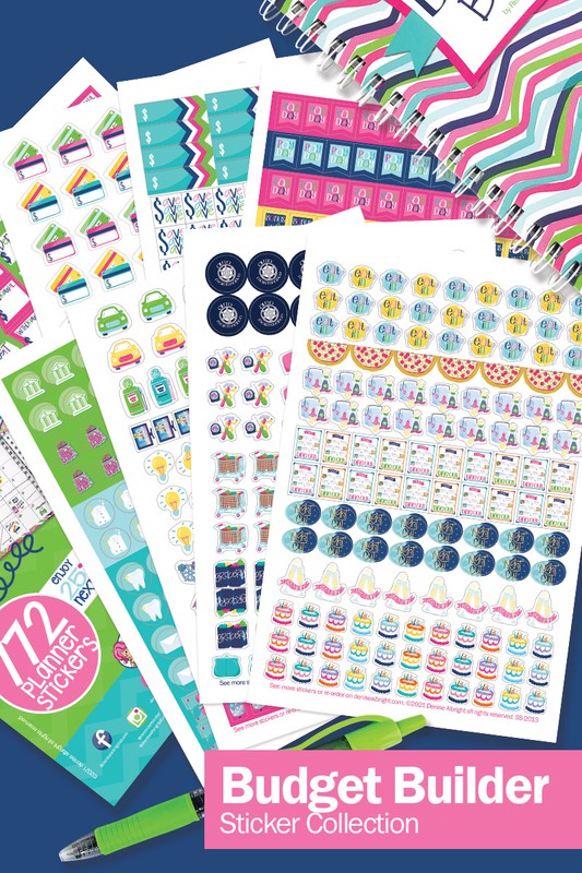 772-Count Budgeting Sticker Set