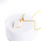 Mustard Seed Diamond Gold Necklace