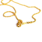 Mustard Seed Diamond Gold Necklace