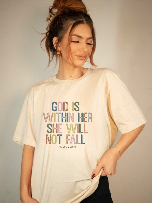 God Is Within Her Graphic Tee