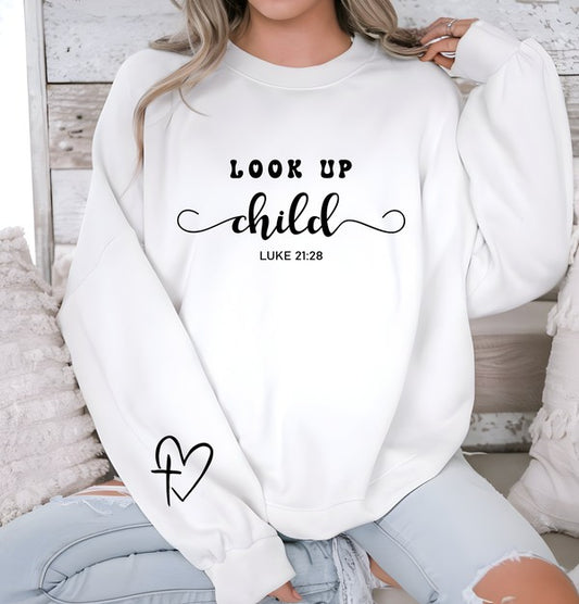 Look Up Child Luke 21 28 Graphic Hoodie