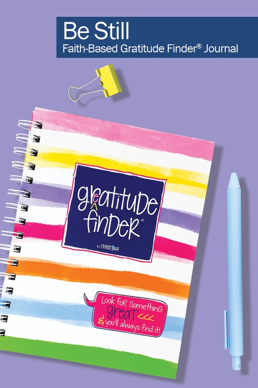 Be Still 52-Week Faith-Based Gratitude Journal With Stickers