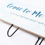 Come To Me Wood Sign With Hooks