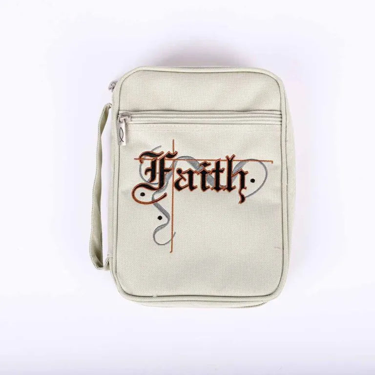 Canvas Bible Cover "Faith" - X-Large