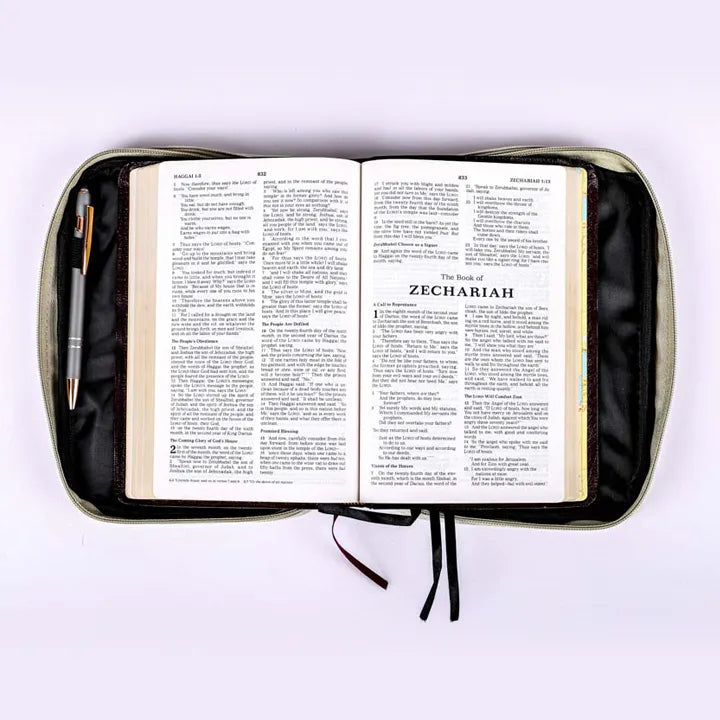 Canvas Bible Cover "Faith" - X-Large