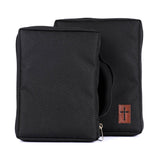 Canvas Bible Cover - Cross Patch (Medium)