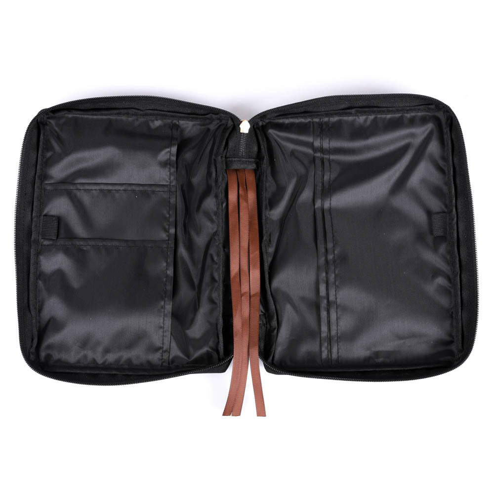 Canvas Bible Cover - Cross Patch (Medium)