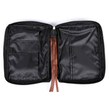 Canvas Bible Cover - Cross Patch (Medium)