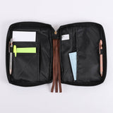 Canvas Bible Cover - Cross Patch (Medium)