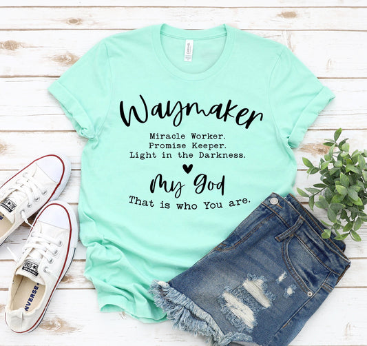 Waymaker Miracle Worker Tee Shirt