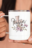 Floral Risen Travel Coffee Cup