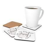 Handcrafted Square Coaster Set of 4 - the Truth the Way the Life