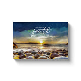 Peaceful Shore Scripture Wall Art Canvas