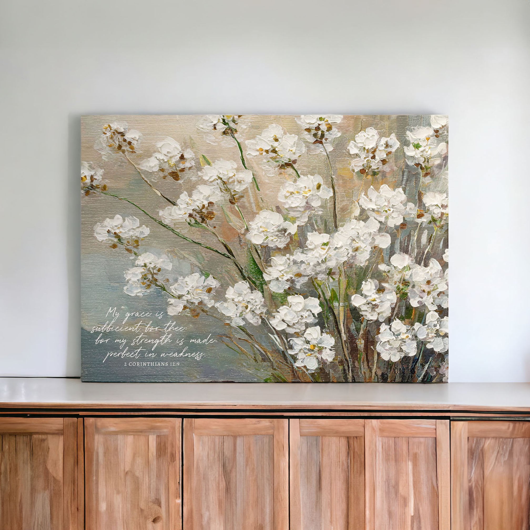My Strength is Made Perfect In Weakness Canvas Art